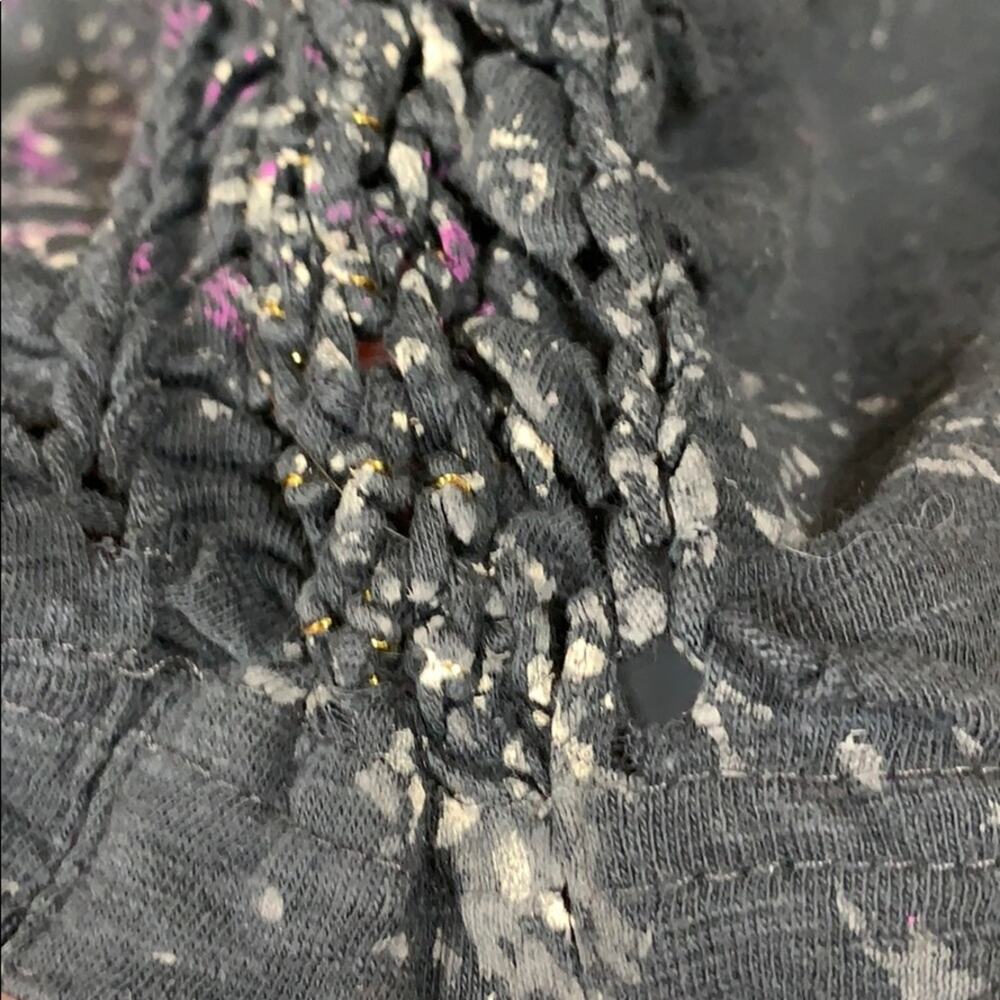 Free People Paint Splatter Braided Gray Sleeveless Top - Picture 4 of 8